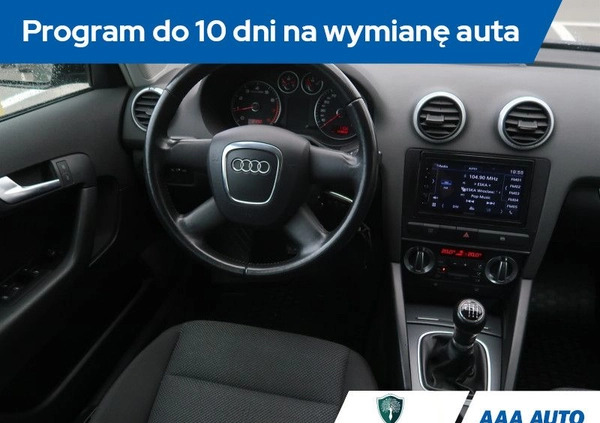 Audi A3 cena 33000 przebieg: 143813, rok produkcji 2009 z Małomice małe 211